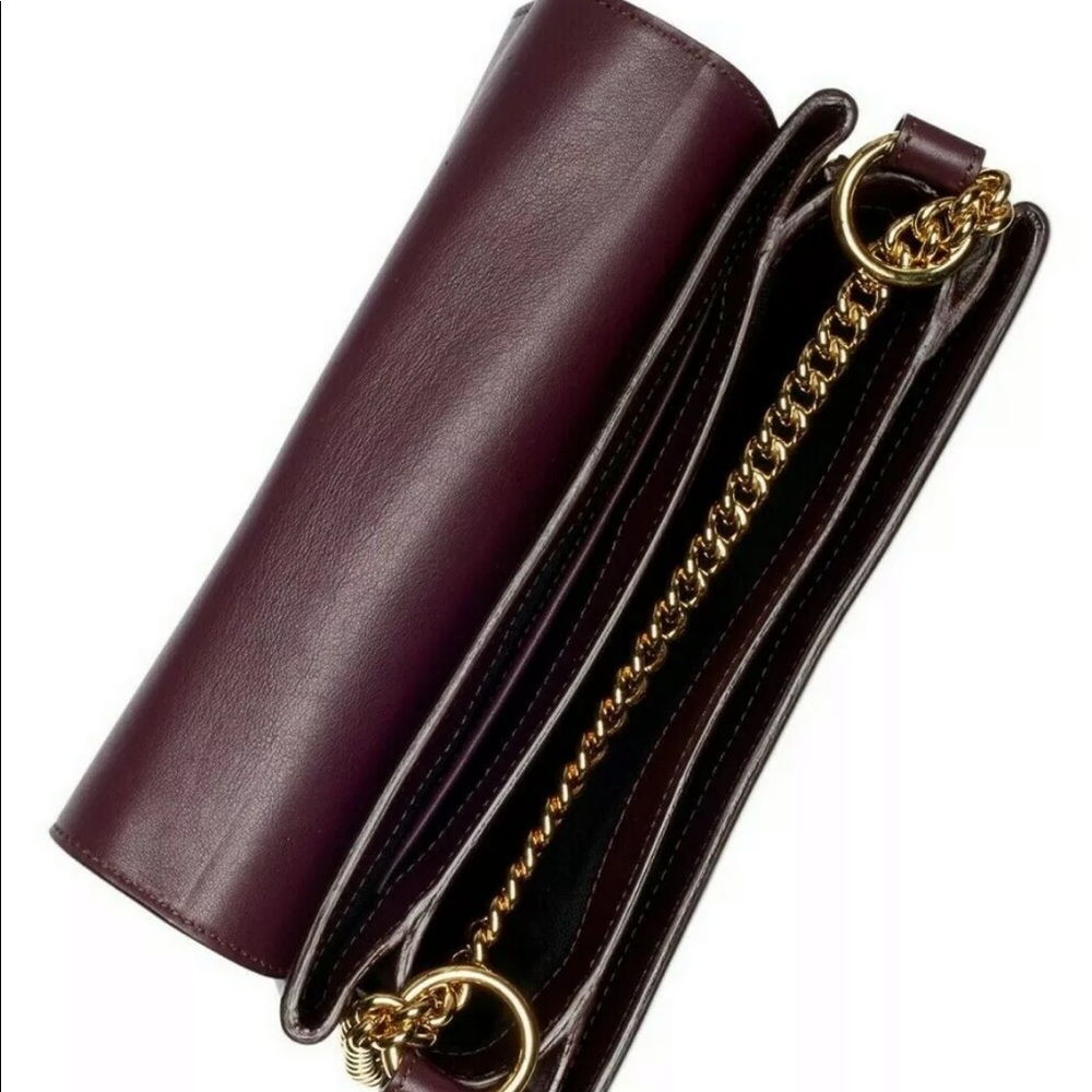 ❌SOLD❌ NWOT ALEXANDER MCQUEEN TWIN SKULLS BAG BURGUNDY - Picture 5 of 6